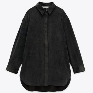Zara textured weave overshirt